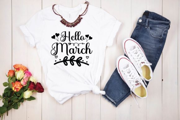 Hello March SVG: A Designer’s Take on Spring Embroidery