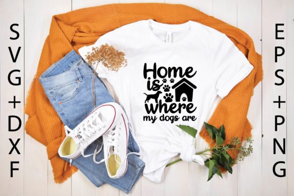 Reviewing Home is Where My Dogs Are Svg for Embroidery