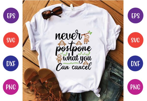 Reviewing Never Postpone What You Can Cancel Svg