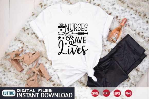 Reviewing Nurses Save Lives Svg for Embroidery